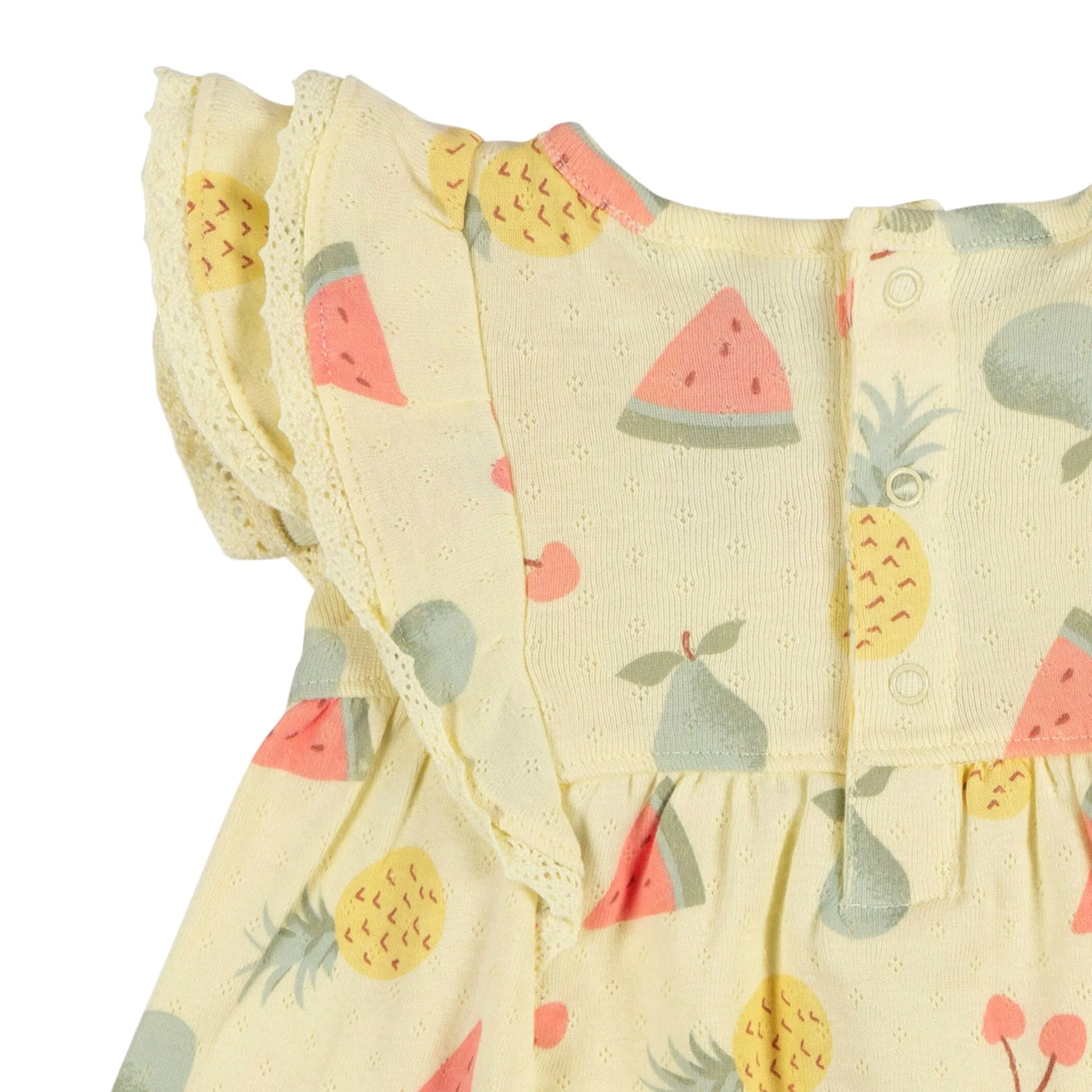 2-Piece Baby Girls Fruit Dress & Diaper Cover Set