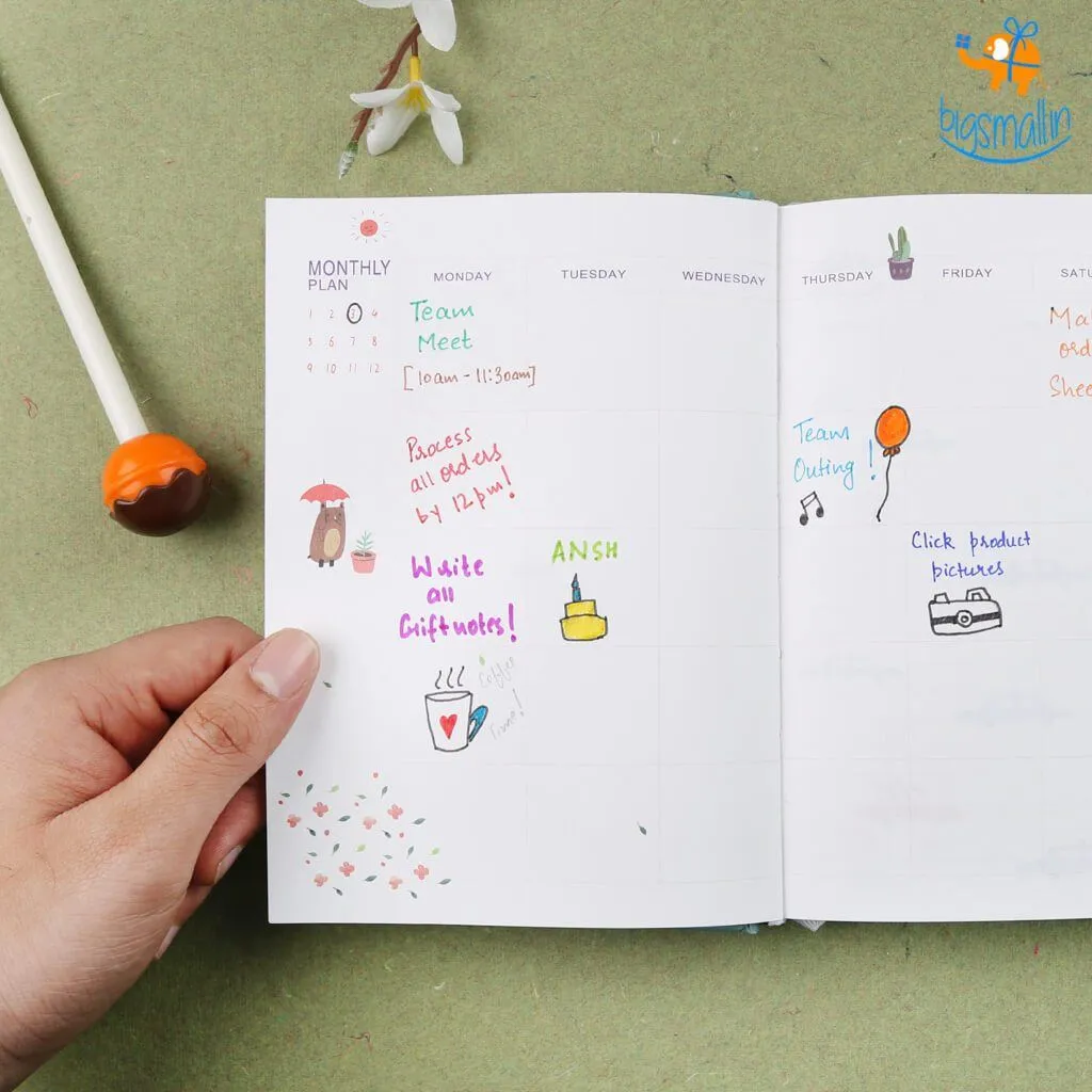 365 Daily Planner Notebook