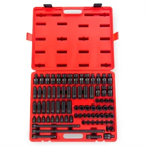 3/8" Drive Master Impact Socket Set, 80 Piece Set SUN3580