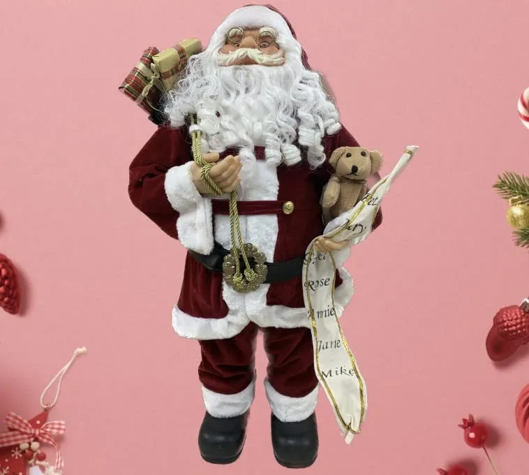 90cm Standing Santa Claus Christmas Decoration