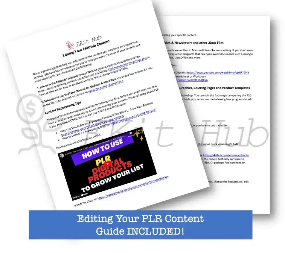 Achieve a Success Mindset Calendar PLR