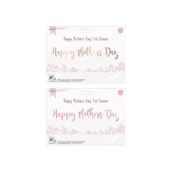 Amazing Mum Happy Mothers Day Foil Banner