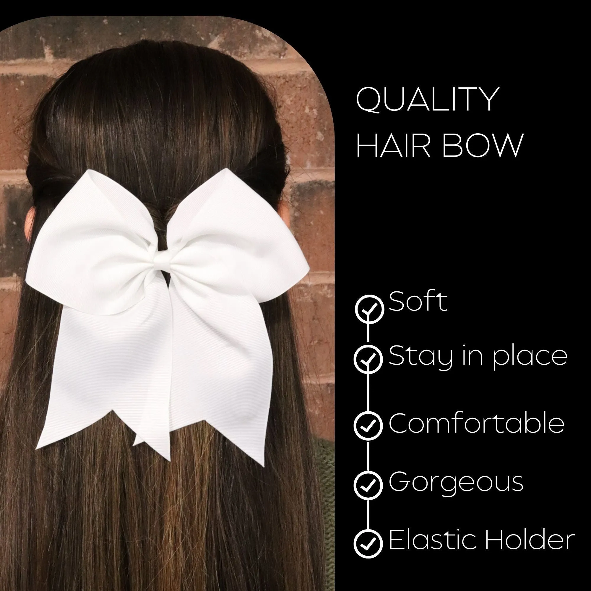 Assorted Cheer Bows - 10 Pack