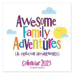 Awesome Family Adventures 2025 Calendar