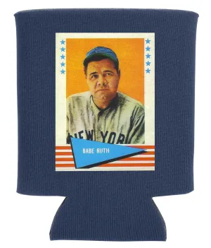 BABE RUTH BASEBALL CARD KOOZIE