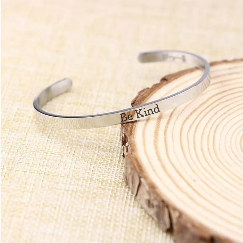 Be Kind...Of A Bi♥ch Mantra Bracelet