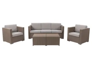 Beige 5pc Patio Set