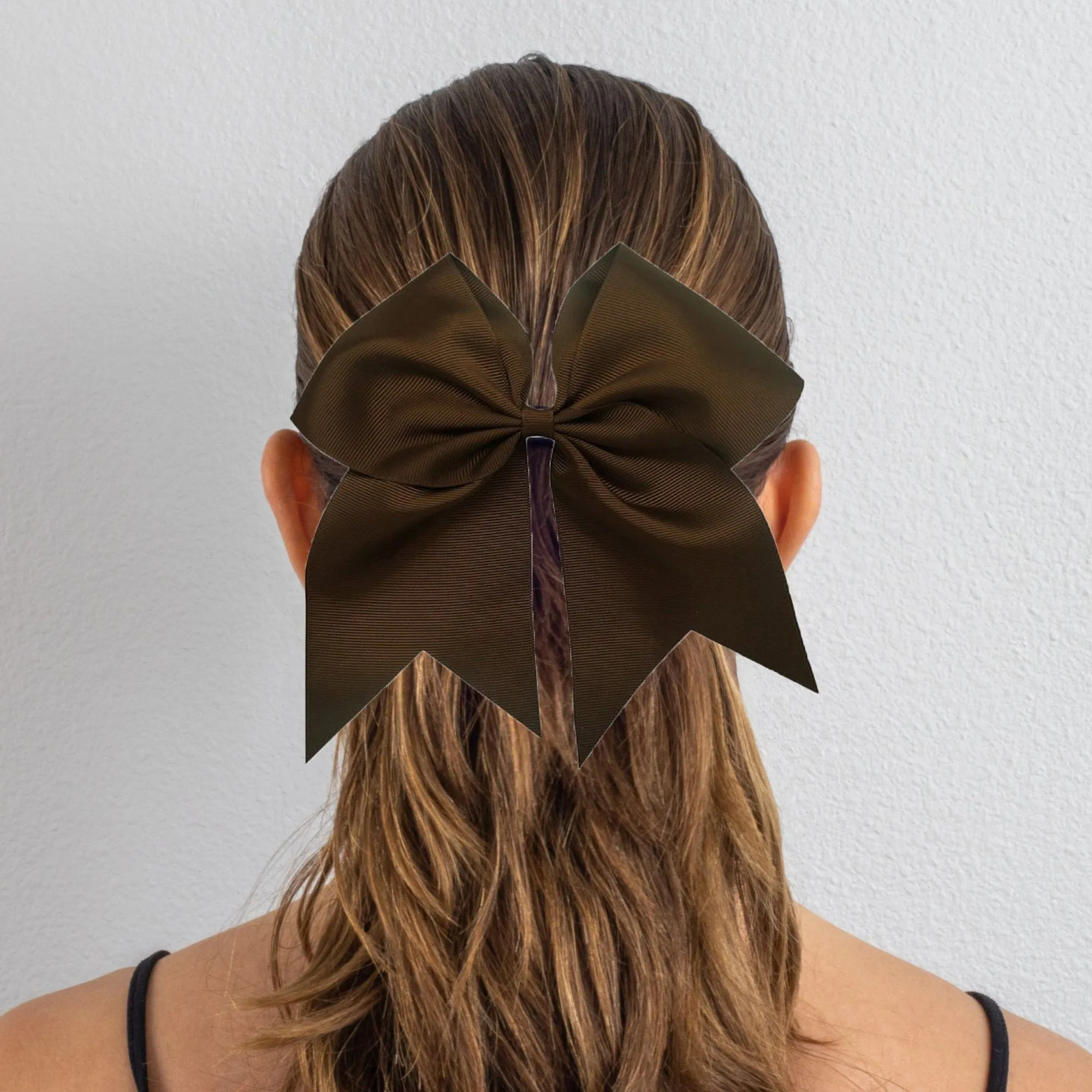 Brown Cheer Bow