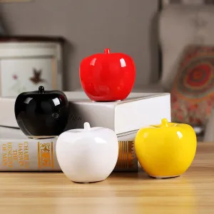 Bulk Ceramic Artificial Apple Figurine Gifts Tabletop Wholesale