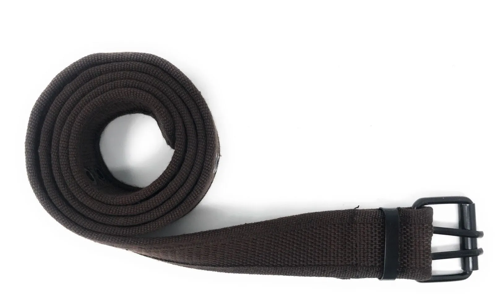 Casaba Canvas Belts Double Row 2 Holes Grommet Fabric Military Mens Women Unisex