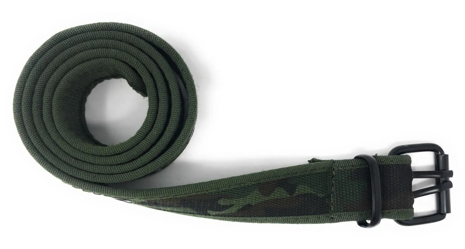 Casaba Canvas Belts Double Row 2 Holes Grommet Fabric Military Mens Women Unisex