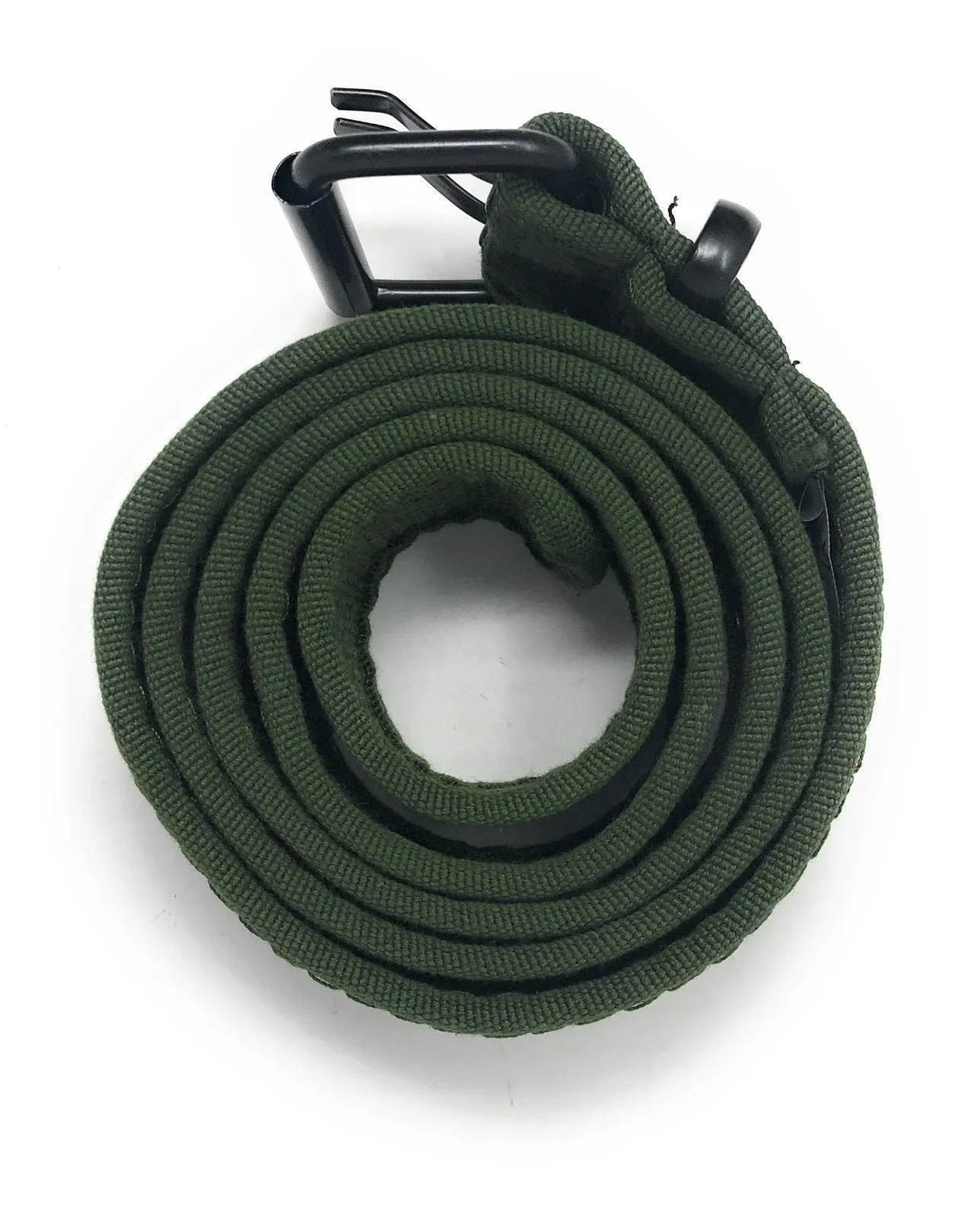 Casaba Canvas Belts Double Row 2 Holes Grommet Fabric Military Mens Women Unisex