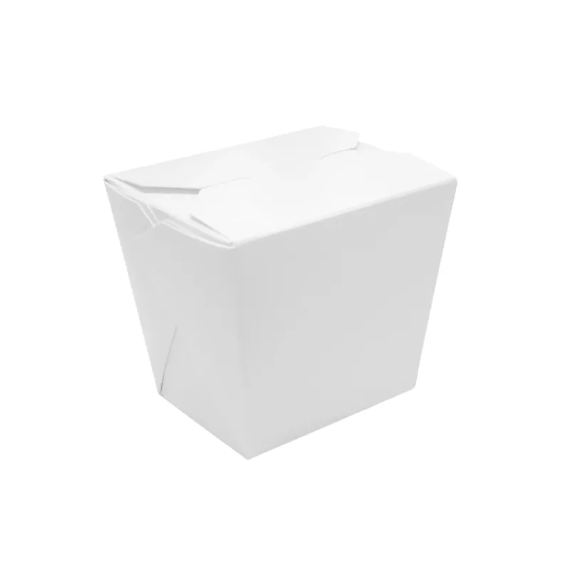 CCF 16OZ Paper Food Pail - White 400 Pieces/Case