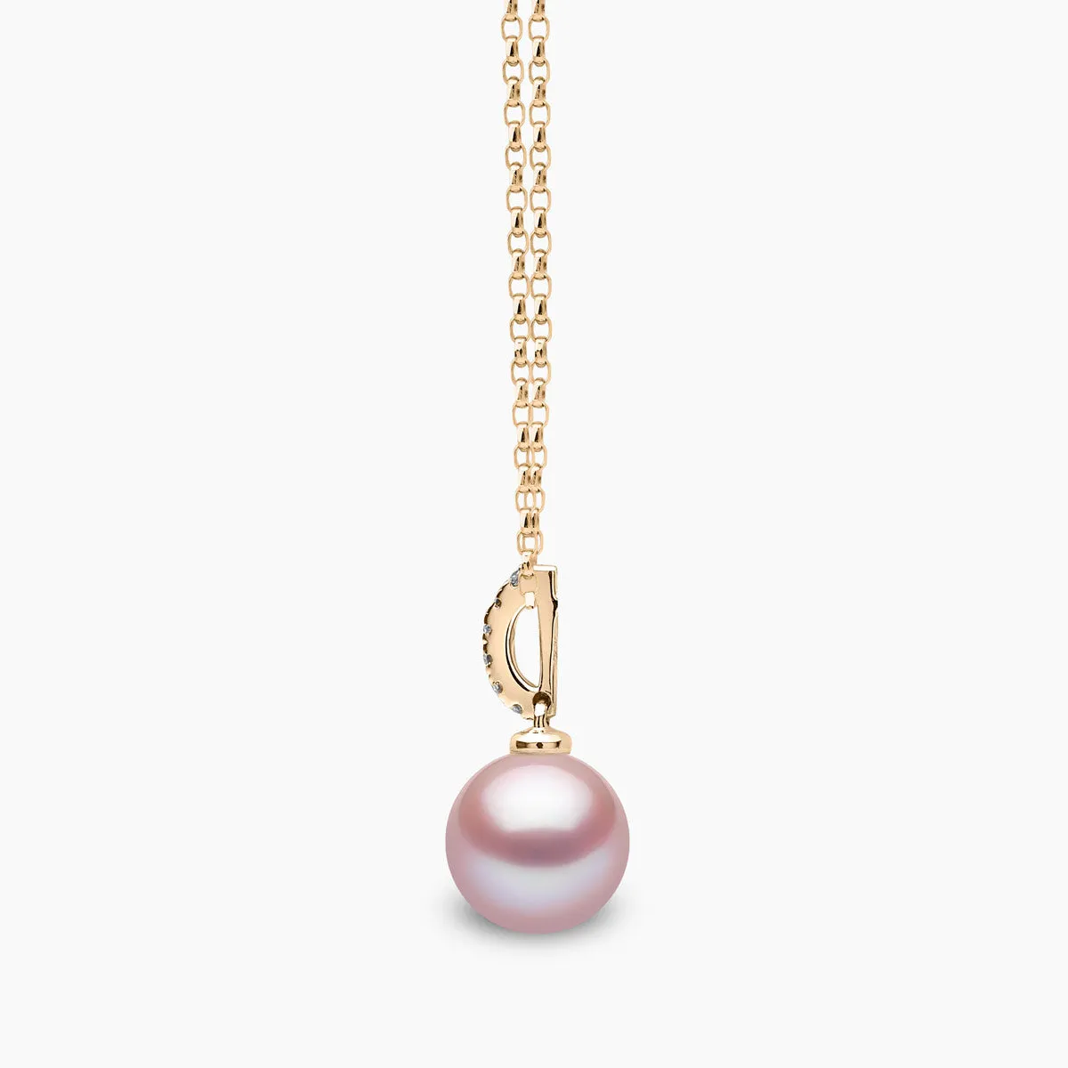 Classic 18K Gold Freshwater Pearl Pendant