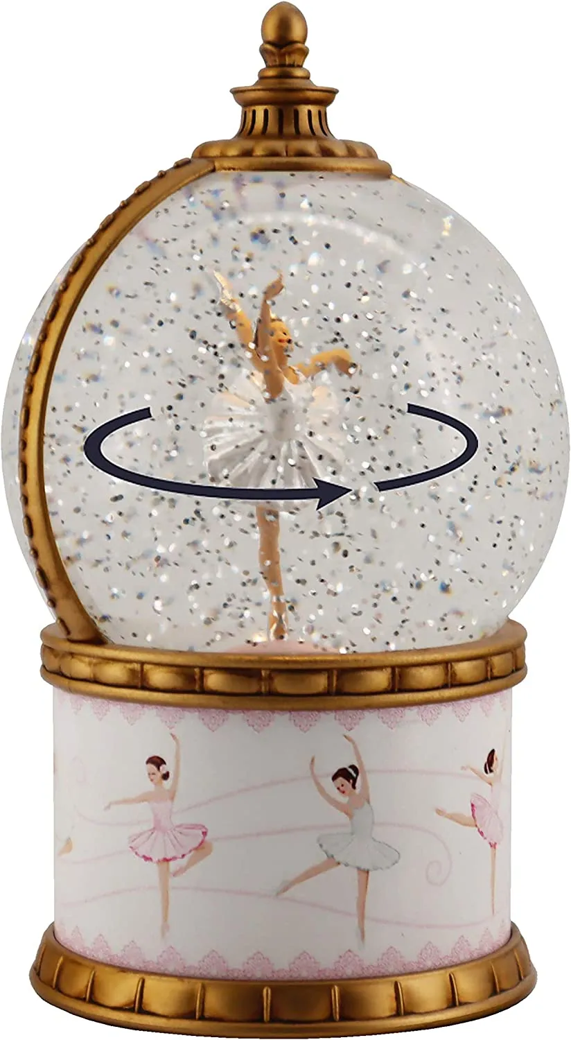 Creative Ballerina Lighted Musical Water Glitter Snow Globe