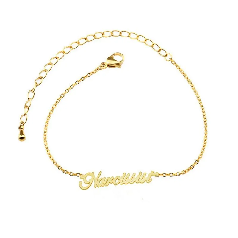 Custom Name Anklet- Gifts For Women- 18k Gold Plated Anklet