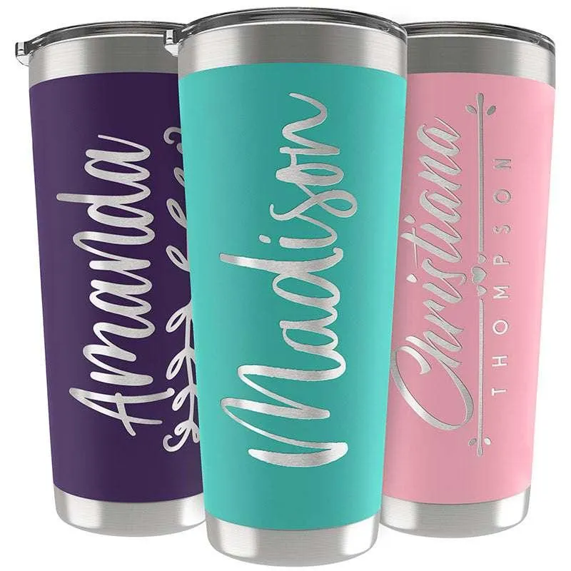 Custom Tumbler, Personalized Name Tumbler, Birthday Gifts for Him, Her