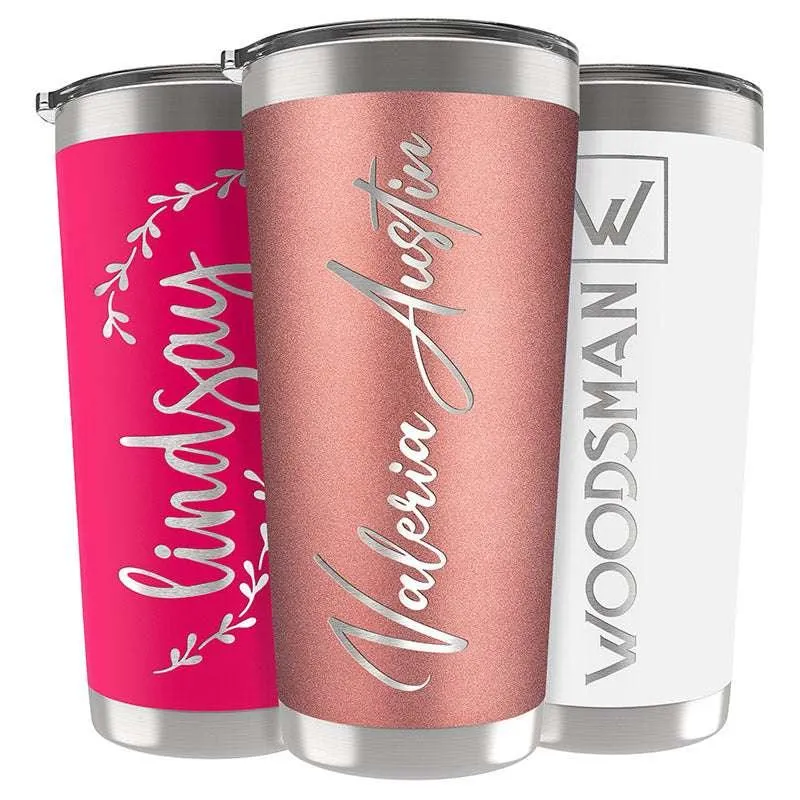 Custom Tumbler, Personalized Name Tumbler, Birthday Gifts for Him, Her