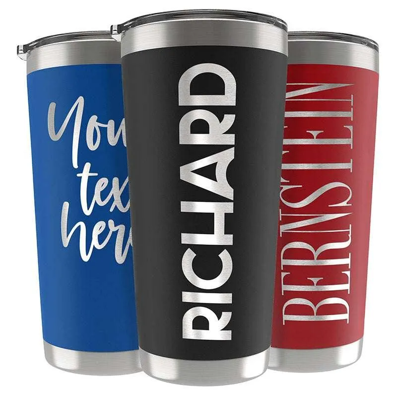 Custom Tumbler, Personalized Name Tumbler, Birthday Gifts for Him, Her