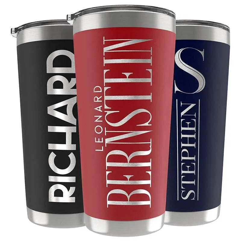 Custom Tumbler, Personalized Name Tumbler, Birthday Gifts for Him, Her