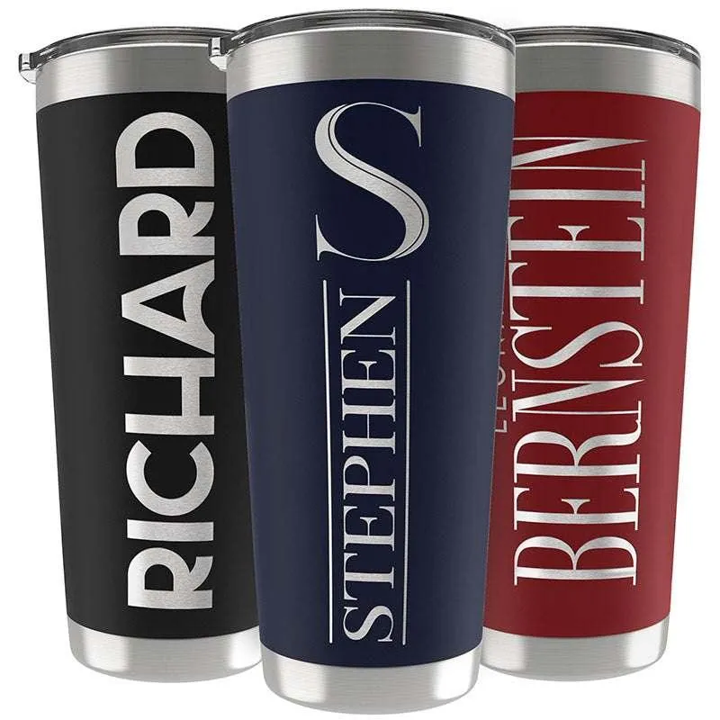 Custom Tumbler, Personalized Name Tumbler, Birthday Gifts for Him, Her