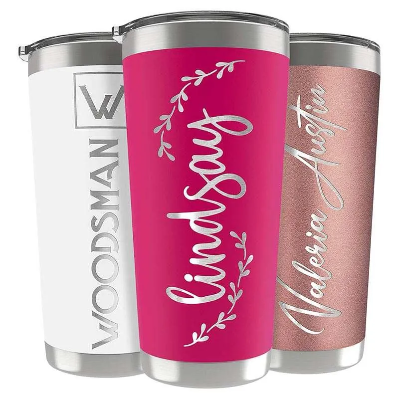 Custom Tumbler, Personalized Name Tumbler, Birthday Gifts for Him, Her