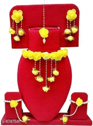 Elegant Flower Jewellery Sets