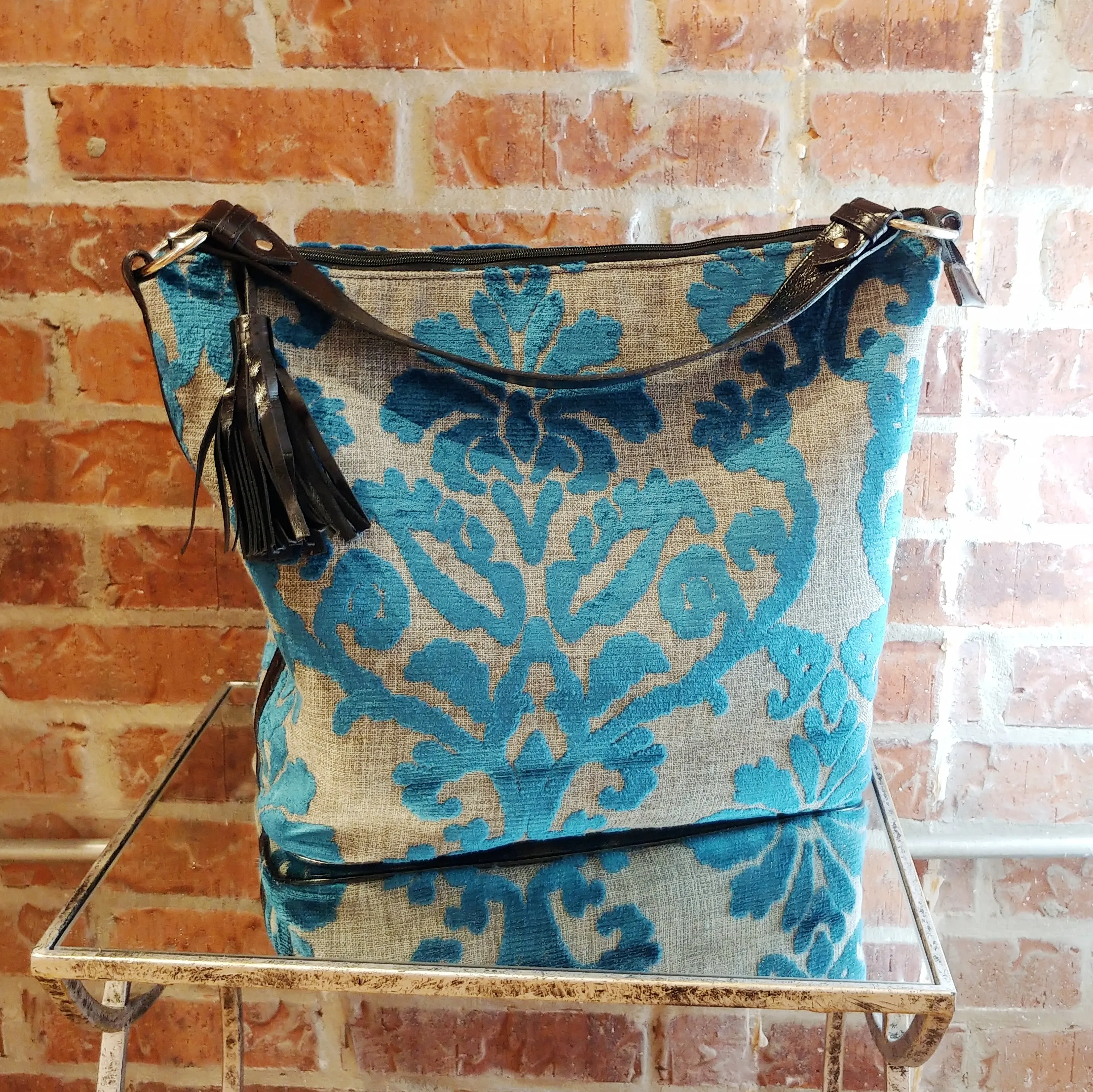 Emma Handbag - Emperor Blue Mosaic