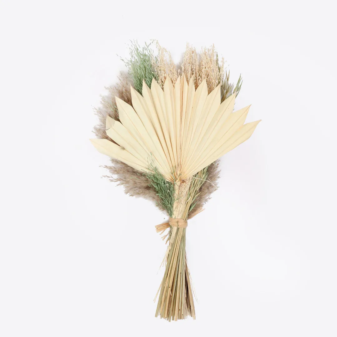 Everyday beige dried flower bunches