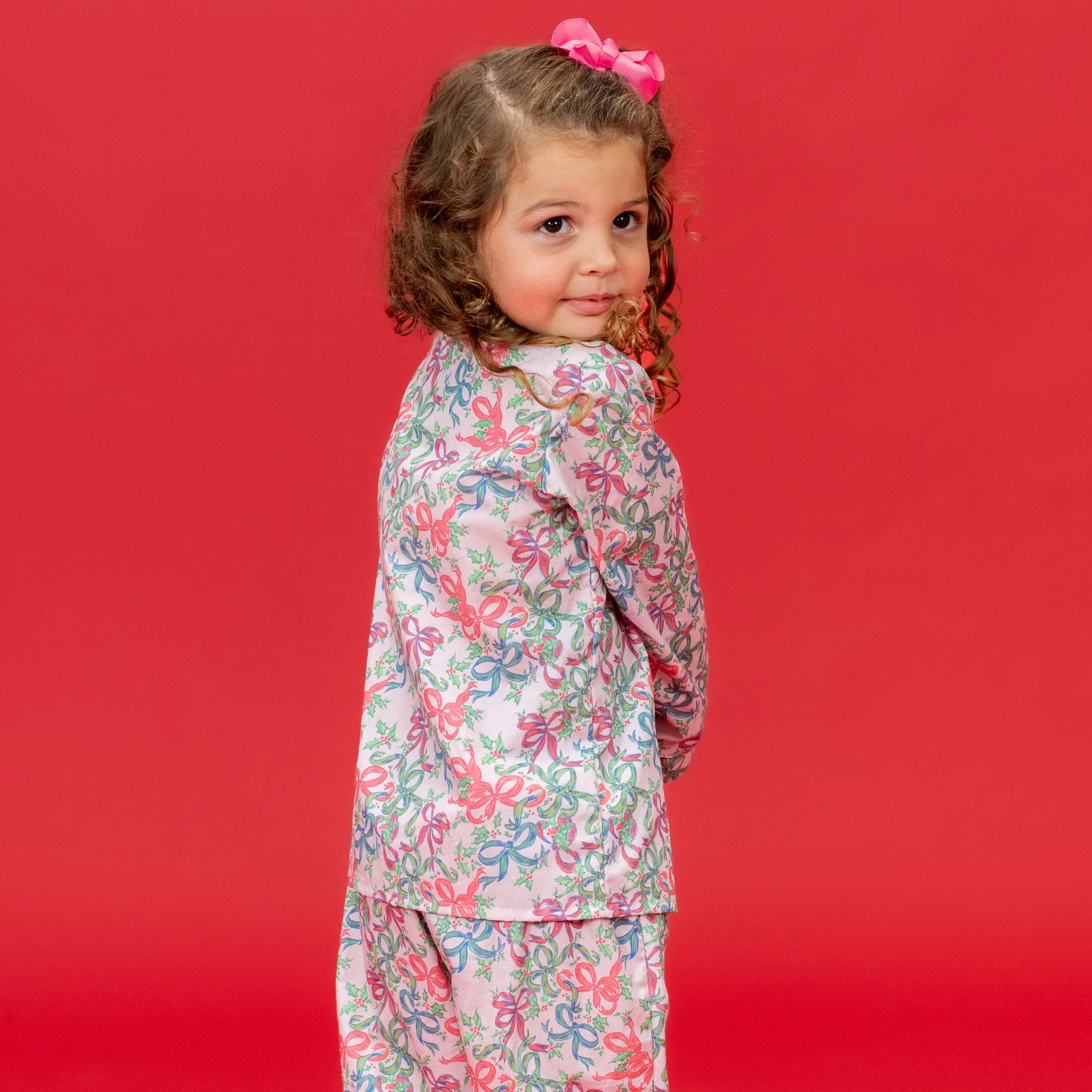 Finley Girl Pajama Set - Bows