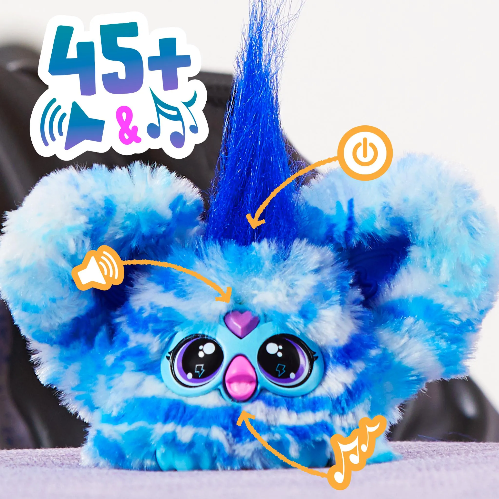 Furby Furblets Ooh-Koo Rock Mini Electronic Plush