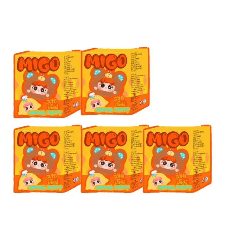 Genuine Migo Animal Party Series Blind Box | Cute Mystery Box | Collectible Model Ornaments | Surprise Gift for Children