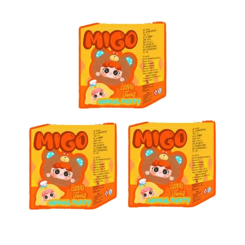 Genuine Migo Animal Party Series Blind Box | Cute Mystery Box | Collectible Model Ornaments | Surprise Gift for Children