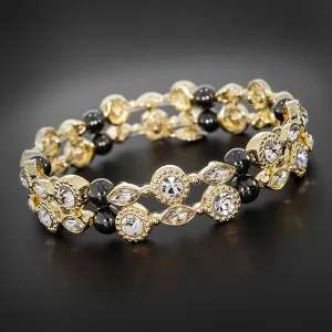 Gold Sparkle Hematite Bracelet