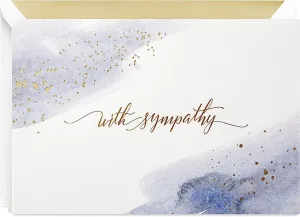 Hallmark Signature Sympathy Card (Many Thoughts and Prayers)