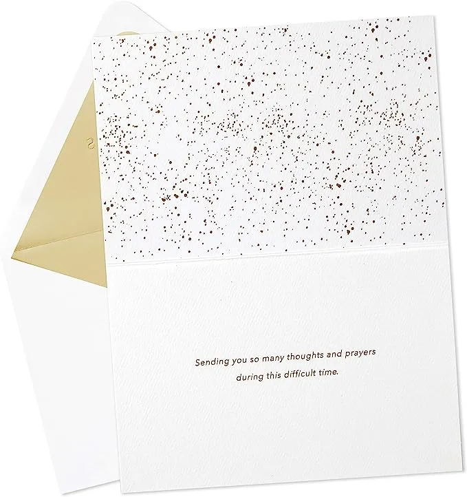 Hallmark Signature Sympathy Card (Many Thoughts and Prayers)