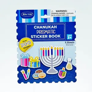 hanukkah prismatic sticker book