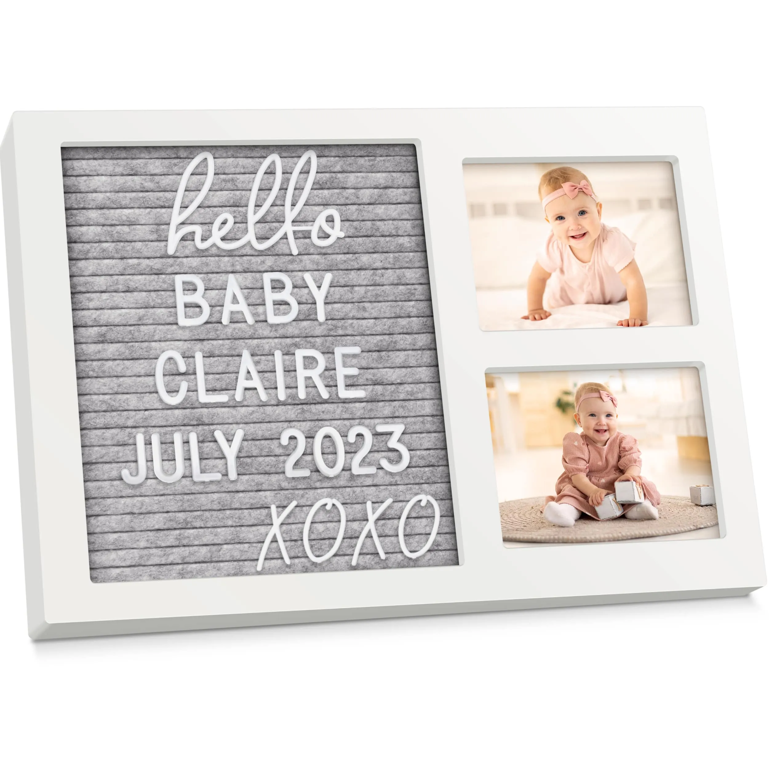 Heartfelt Picture Frame with Felt Letterboard