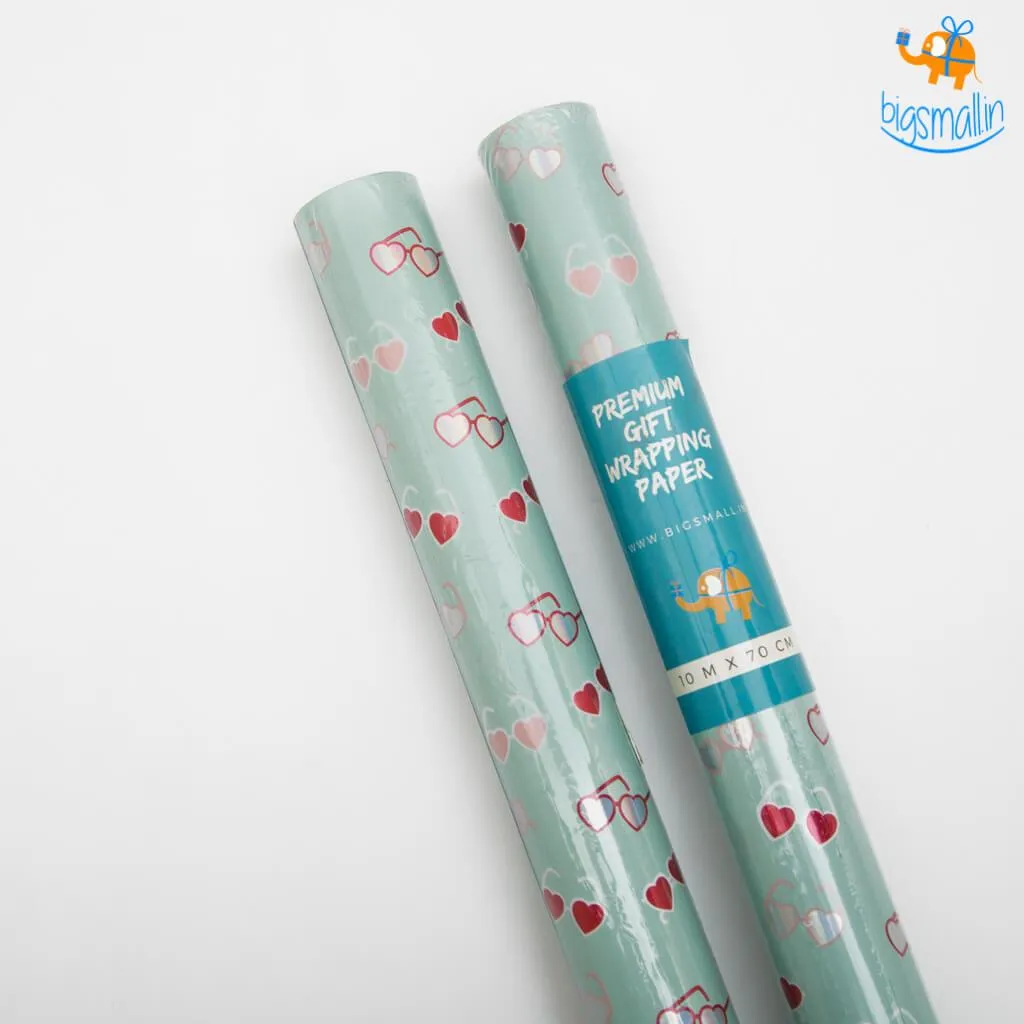 Hearty Sunglasses Gift Wrapping Paper Roll