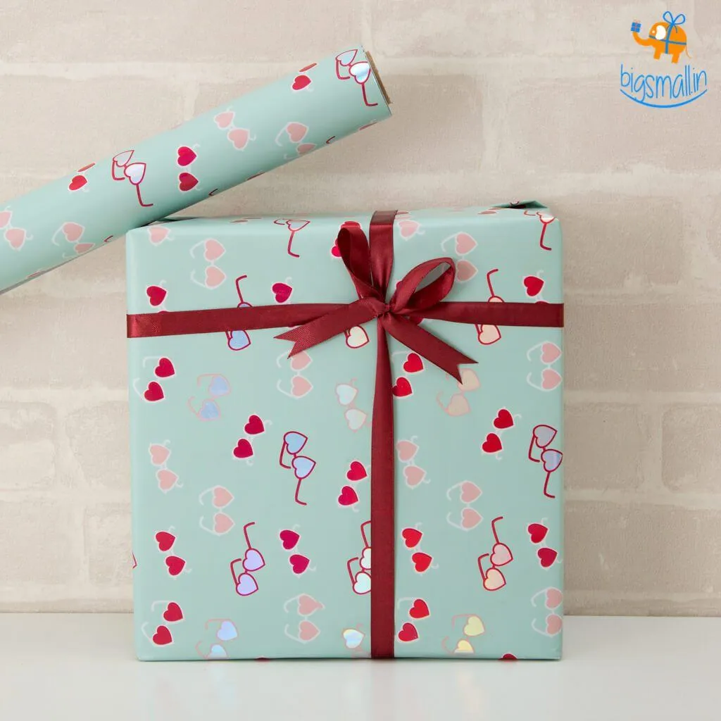 Hearty Sunglasses Gift Wrapping Paper Roll