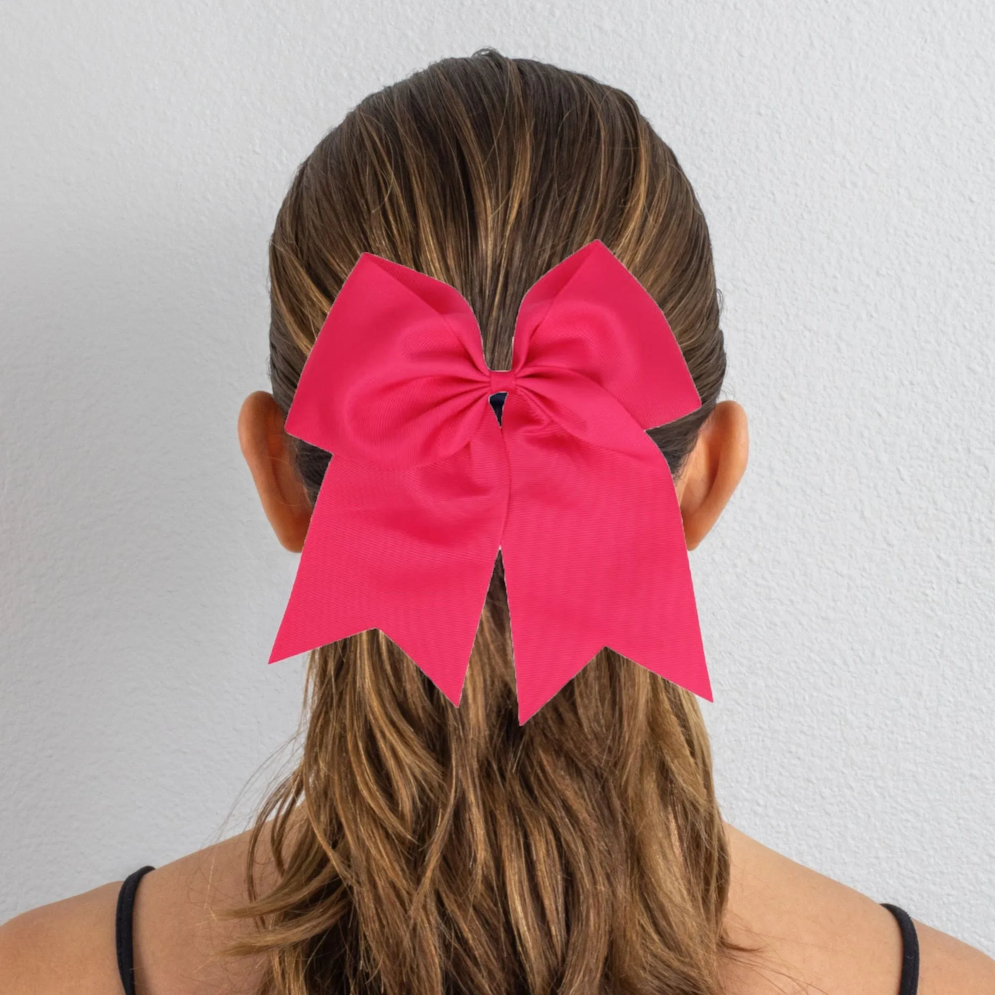 Hot Pink Cheer Bow