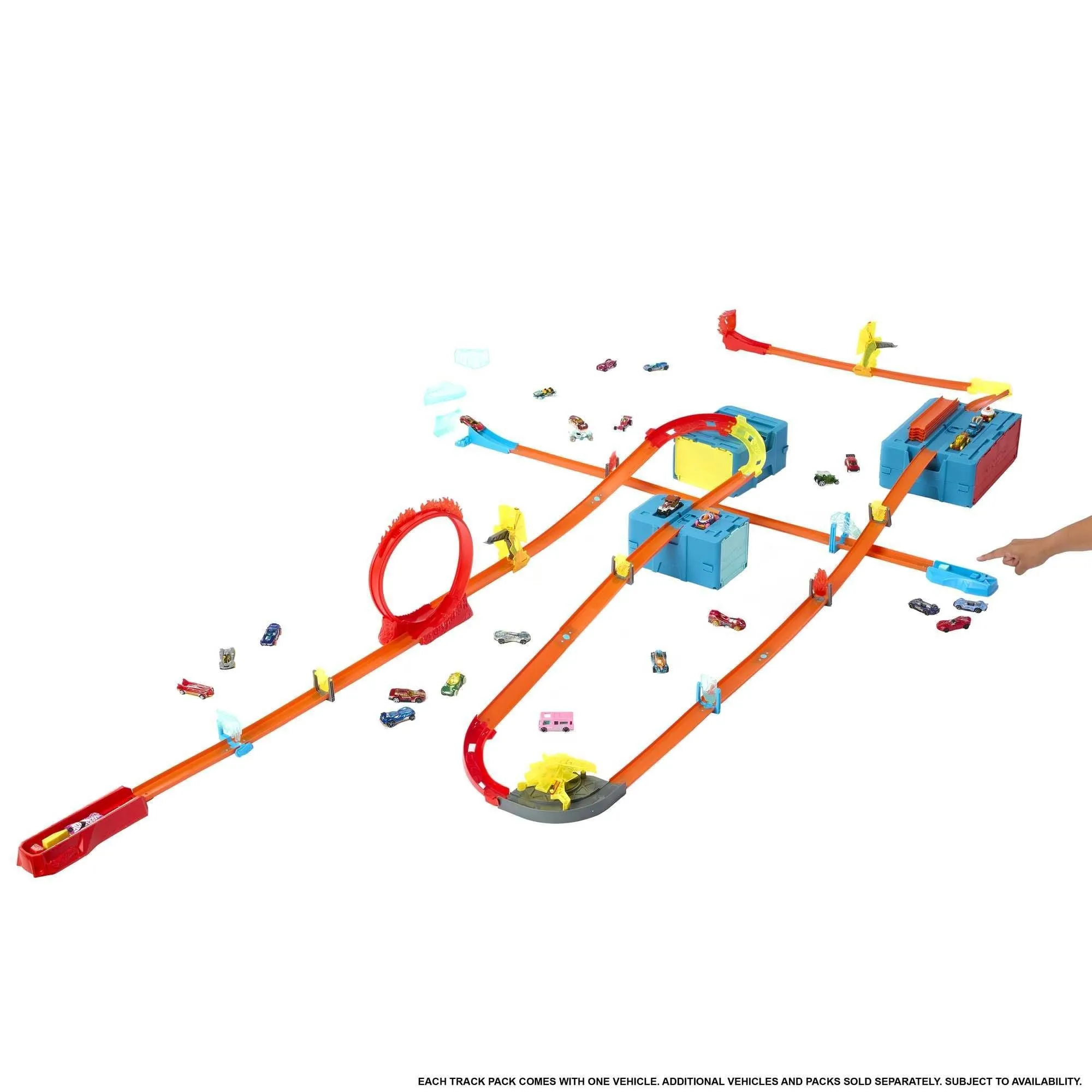 Hot Wheels Track Builder Lightning Boost Pack