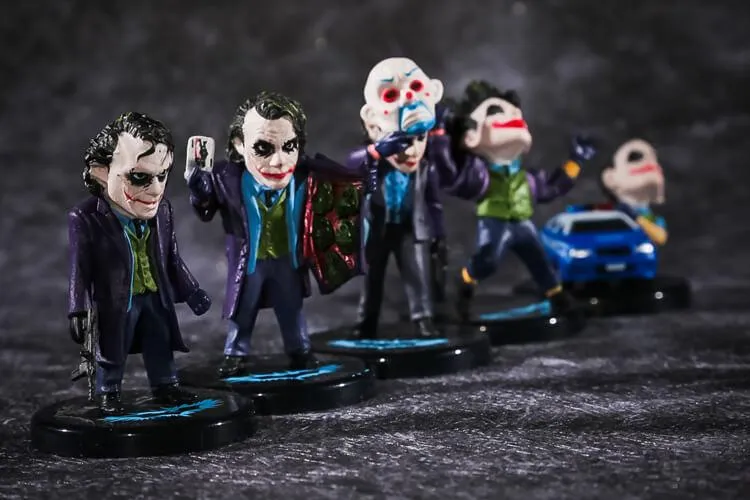 Joker Action Figures - Set of 5