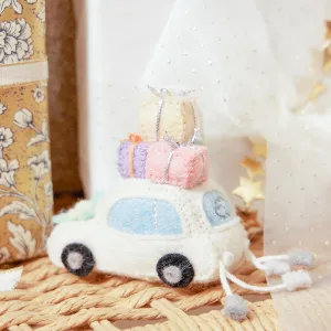 Just Married Wedding Car Ornament