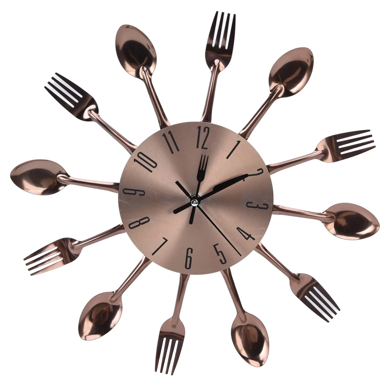 Kitchen Wall Clock Knife Fork Wall Clock Modern Style Decorative Silent Movement Living Room Restaurant Kitchen Decor Home Decor