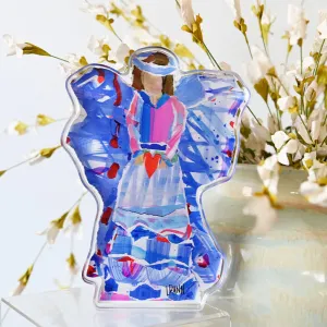 Large Angel of Love Acrylic Block