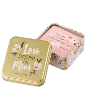 Love Notes for Mom Scripture Cards in a Tin (TIN027)