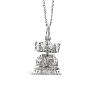 Magical Charm Necklace | Carousel - Happiness - Silver