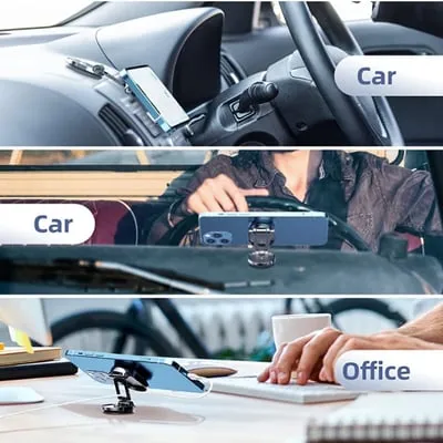 Magnetic Car Phone Stand™ | Klein, sterk en probleemloos voor mobiele navigatie| 1 1 GRATIS