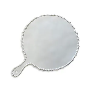 Melamine Pearl Platter Handle Round